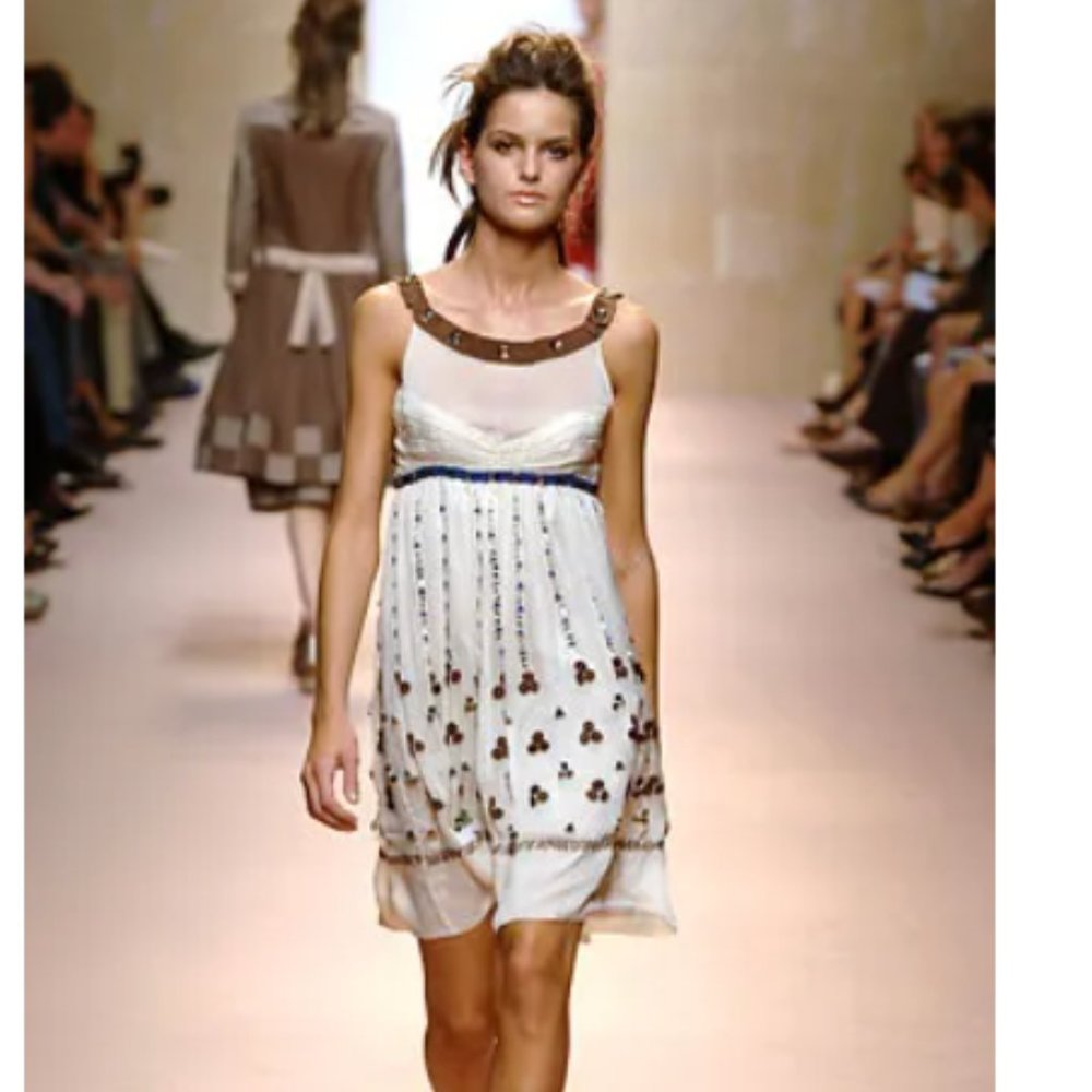 Alberta Ferretti Ready-To-Wear Couture Gemstone Cocktail Dress